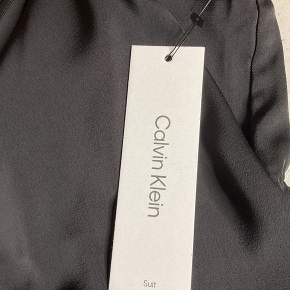 Calvin Klein Black Sleeveless V-Neck Blouse Size XL - Picture 6 of 10